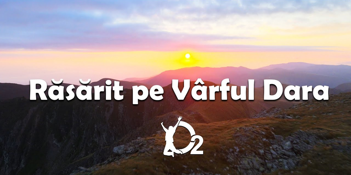 Răsărit pe Vârful Dara, Munții Făgăraș de Oxigen Tour