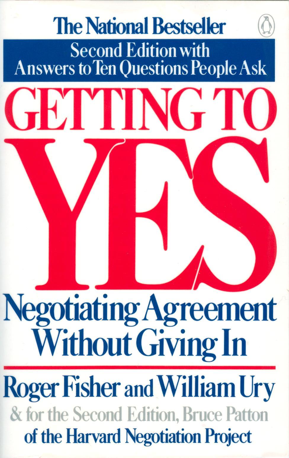 Getting to Yes de Roger Fisher