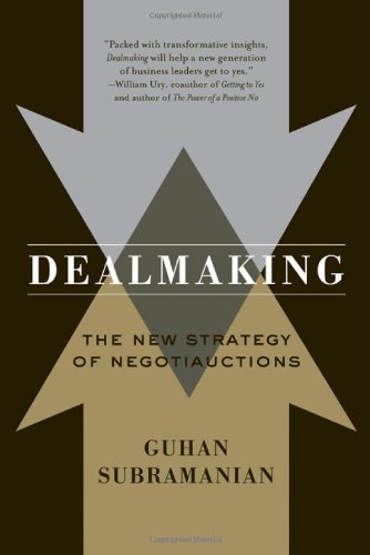 Dealmaking de Guhan Subramanian