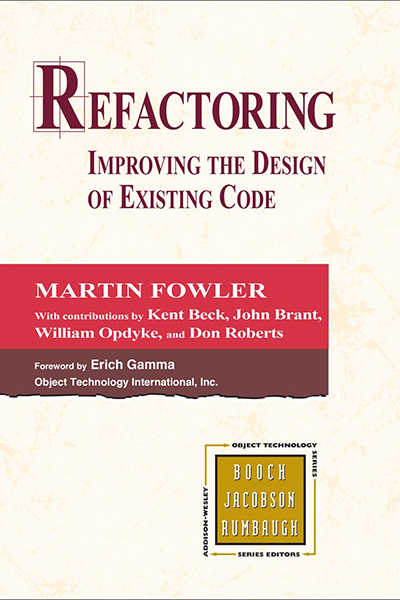 Refactoring: Improving the Design of Existing Code de Martin Fowler