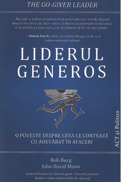 Liderul generos de Bob Burg
