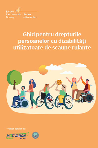 Ghidul pentru drepturile persoanelor cu dizabilități utilizatoare de scaune rulante de Fundația Motivation