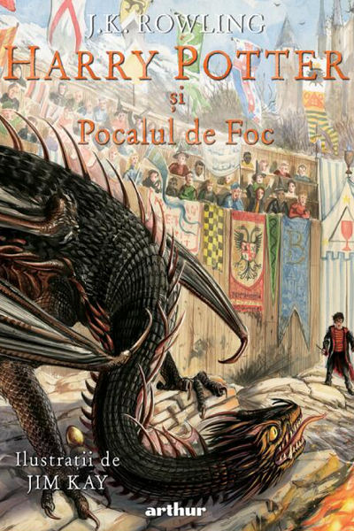 Harry Potter și Pocalul de Foc (ilustrată) de J.K. Rowling