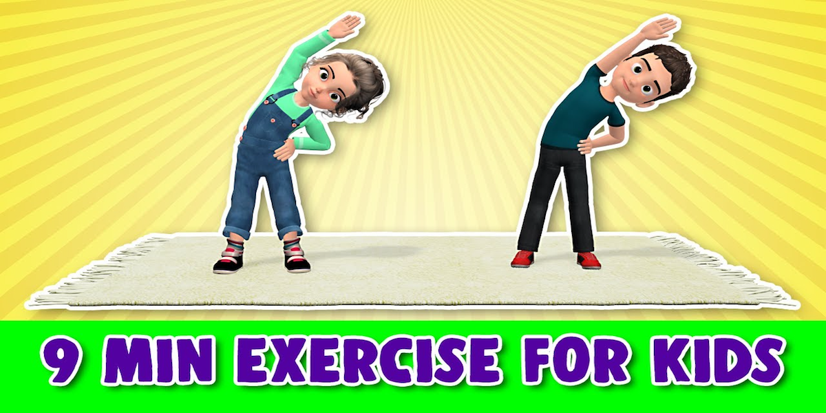 9 minute exercise for kids de Little Sports