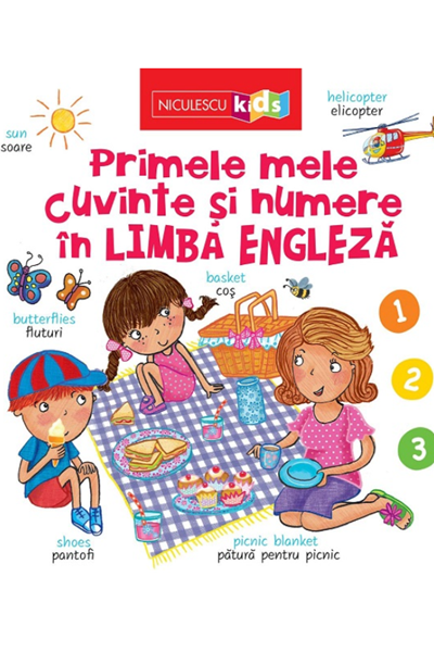 Primele mele cuvinte și numere în limba engleză de Niculescu Kids