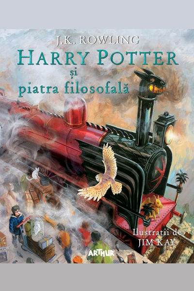 Harry Potter și piatra filosofală (ilustrată) de J.K. Rowling