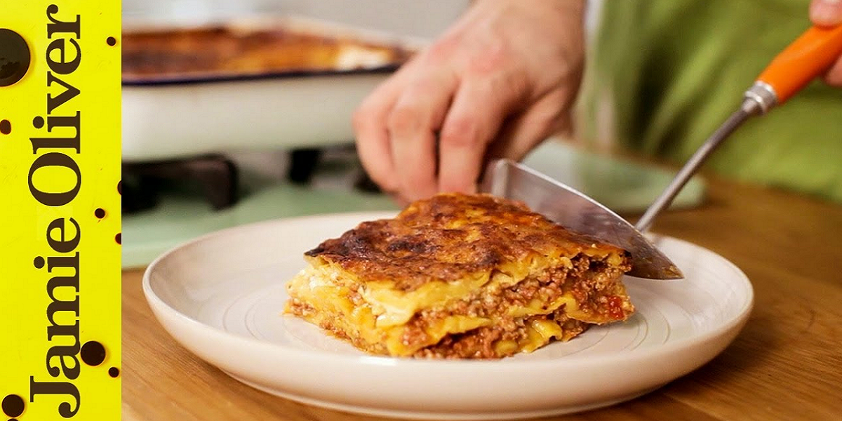 Reteta video: lasagna de Jamie Oliver