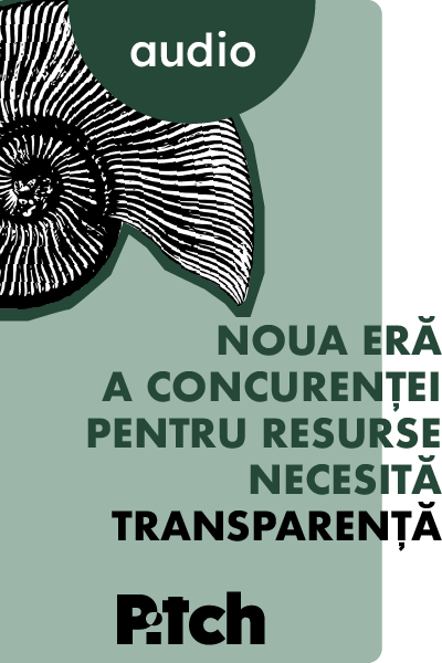 Pitch – Noua eră a concurenței pentru resurse necesită transparență de Helen Clark
