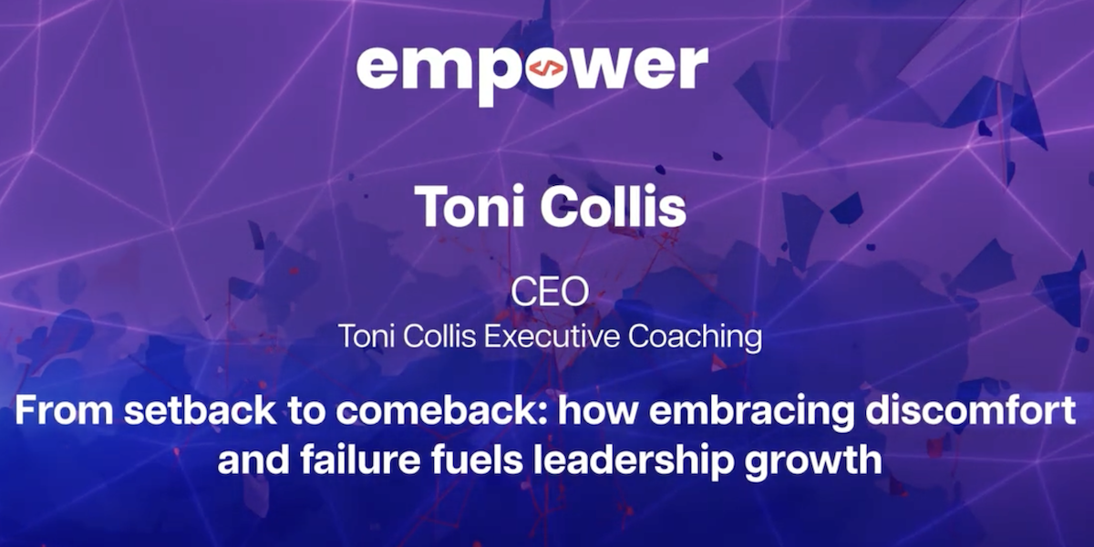 From setback to comeback, how embracing discomfort and failure fuels leadership growth de DevTalks